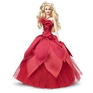 BRAND NEW 2022 Holiday Barbie Fashion Doll (Blonde Hair) Ages 6+